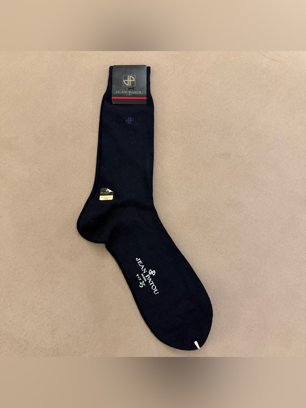 Vintage Jean Patou Paris Navy Blue Dress Socks NWT